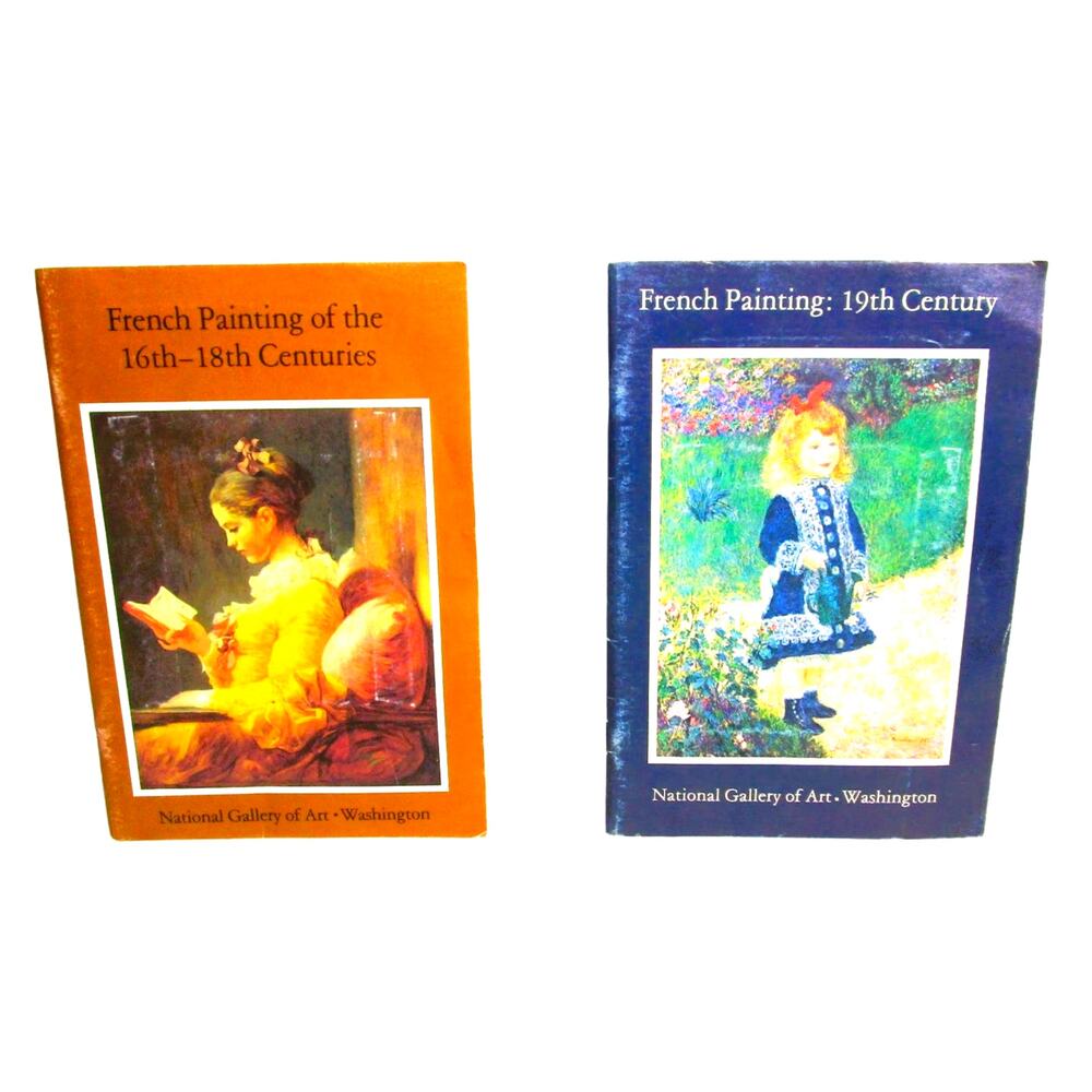 French Paintings National Gallery of Art Guidebooks 1959 & 1980 Set of 2